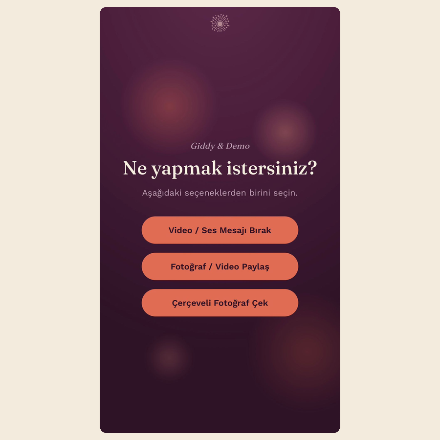 Misafir ekranı